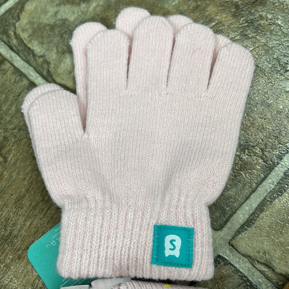 Squishmallows Beanie Toque Hat with Ears and Gloves Set, Pink with Sprinkles - Picture 7 of 11